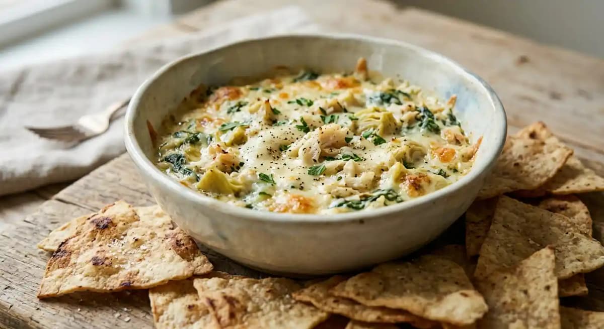 Crab, Spinach & Artichoke Dip