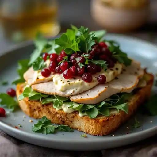 House Roasted Turkey and Cranberry Foccacia