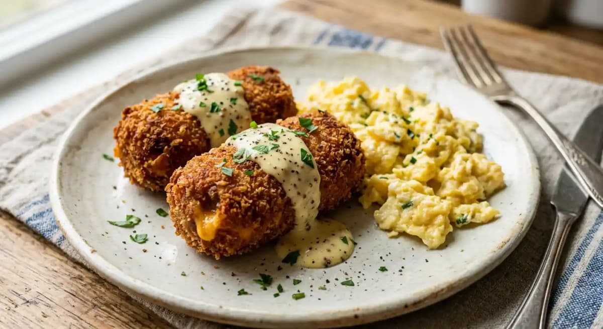 Cheddar & Sausage Croquettes