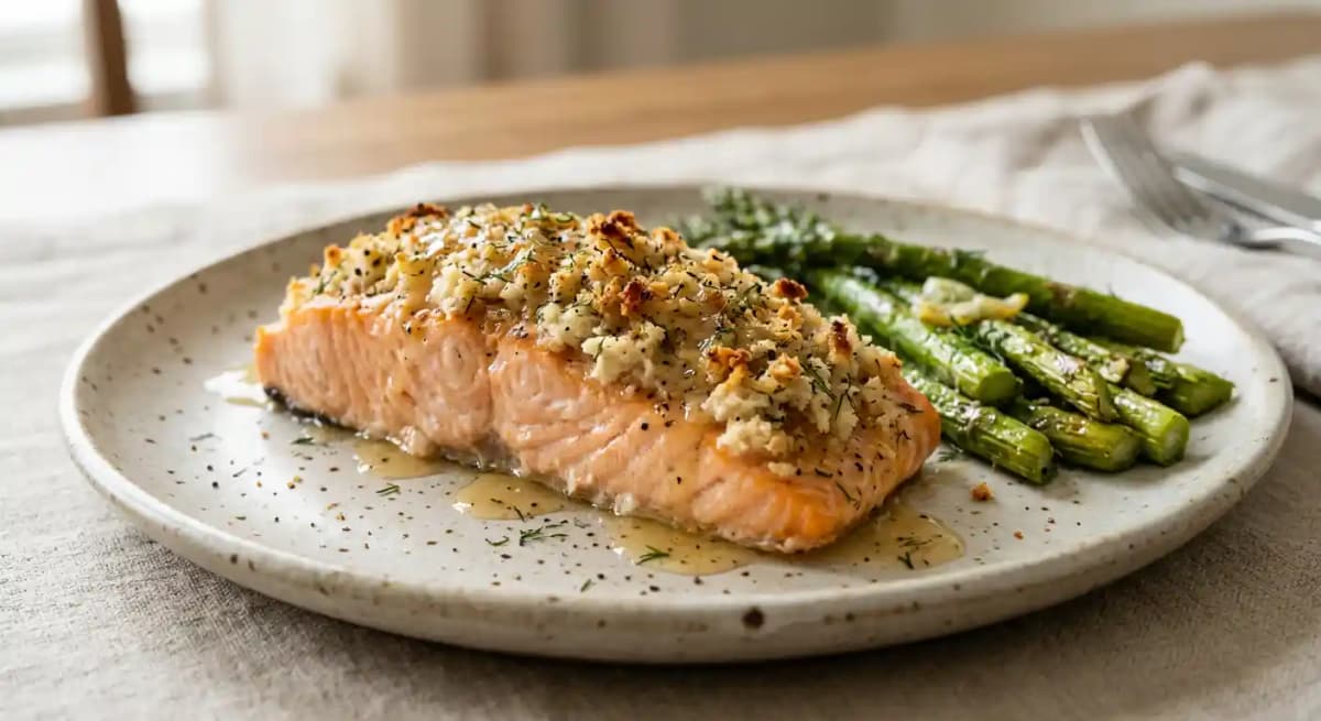 Horseradish Encrusted Salmon