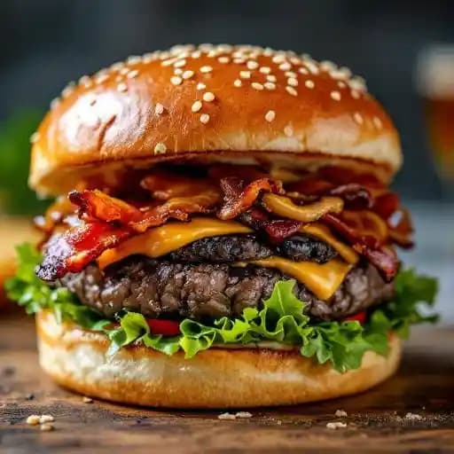 Blackened Blue Burger
