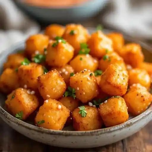 Togarashi Tots w/ Chili Mayo (Vegan)