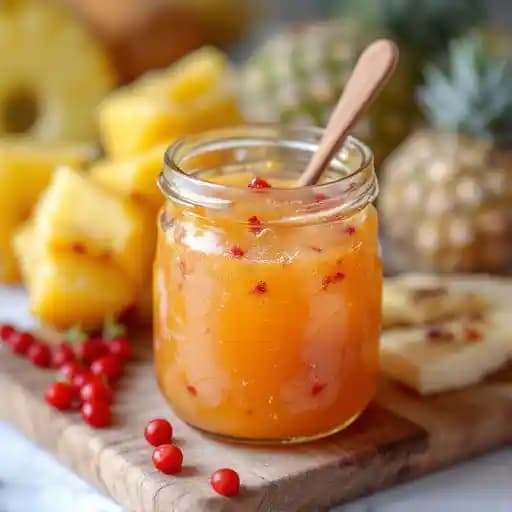 Pineapple & Pink Peppercorn Jam