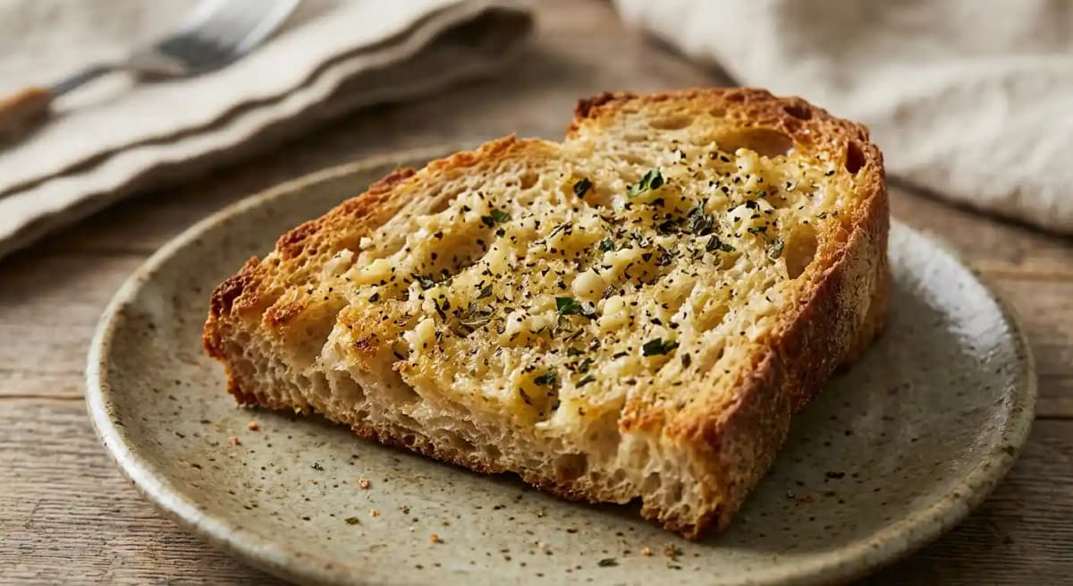 Wedge Of Garlic Toast