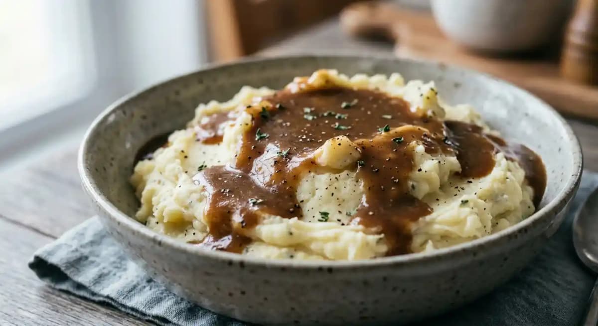 Mashed Potatoes + Gravy