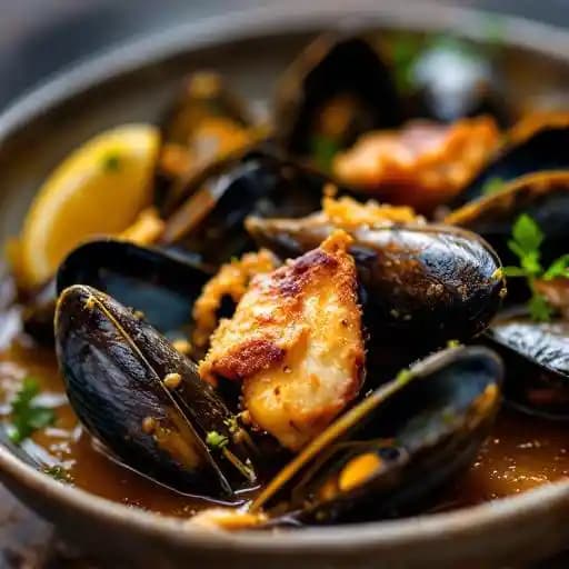 Beaucoup de moules au vermouth & guanciale
