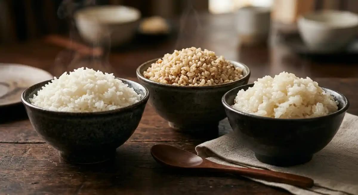 Steamed White, Brown or Sticky Rice