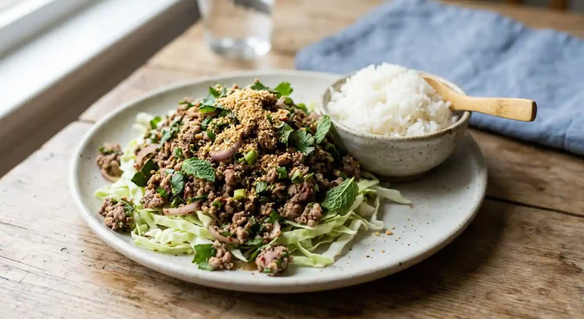 Larb Ped (Duck Salad)