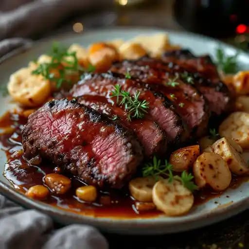 Wine-Braised Brisket of Beef