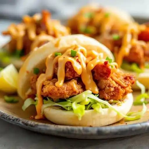 Katsu Chicken Bao Buns