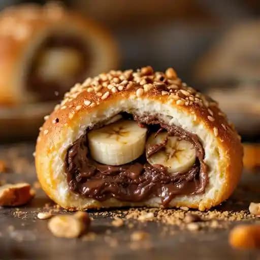 Nutella Banana Bao Buns