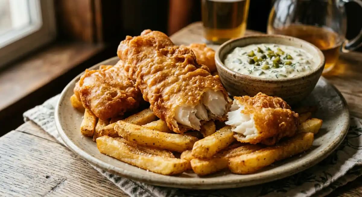 LandShark Lager Fish & Chips