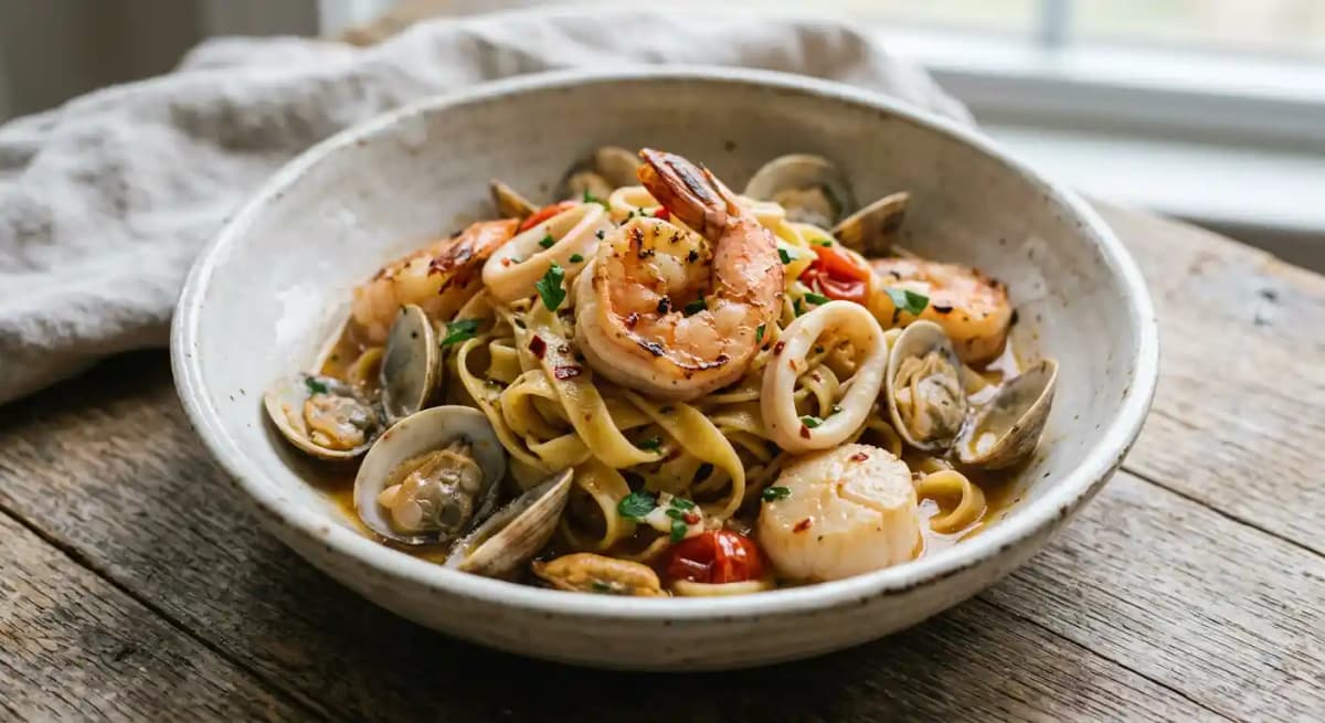Tagliatelle Ai Frutti di Mare