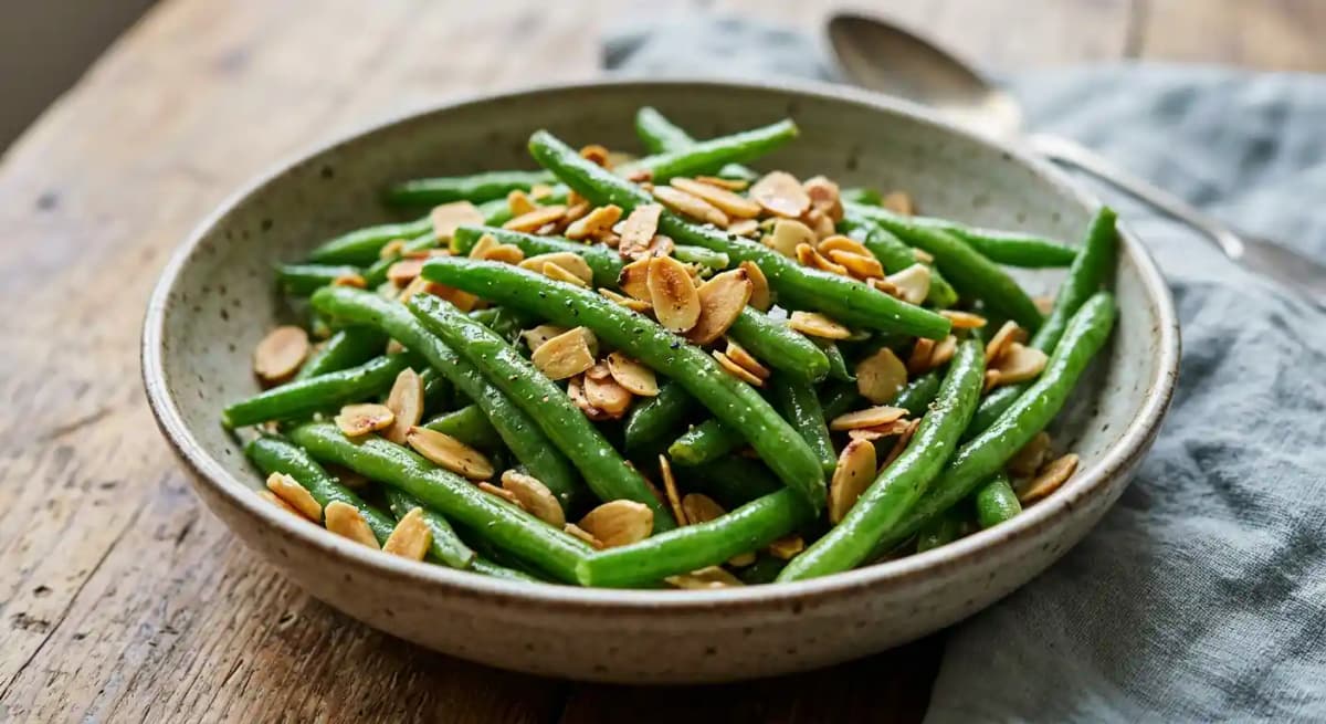 Fresh Green Beans & Almonds