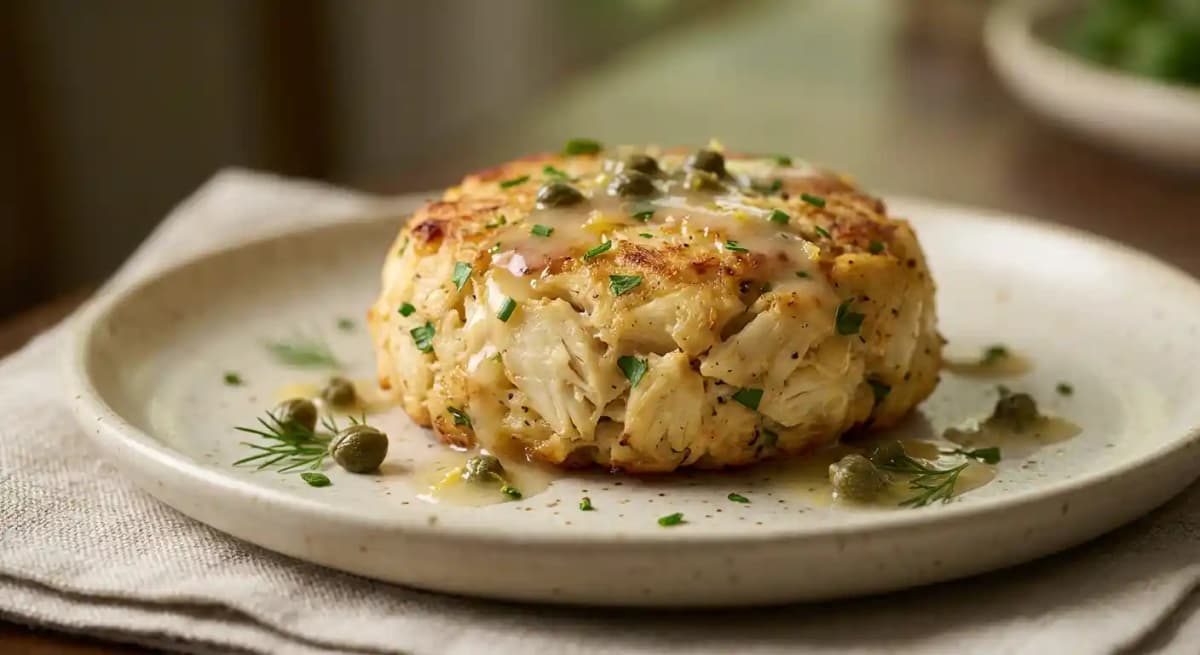 Oven-Baked Crab Cake