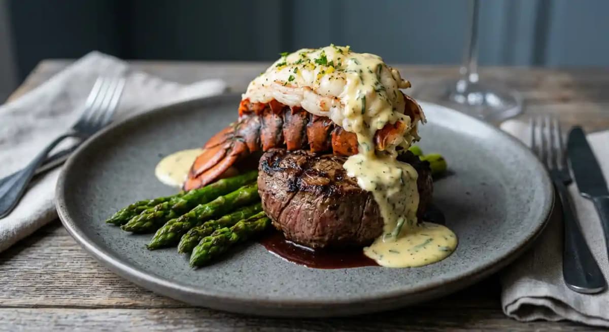 FILET MIGNON LOBSTER OSCAR