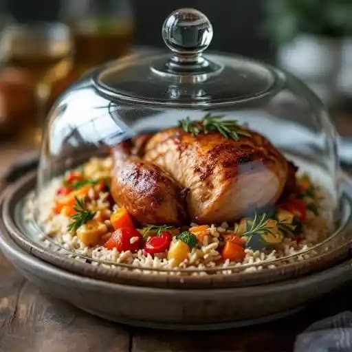 Roast Pheasant Under Glass