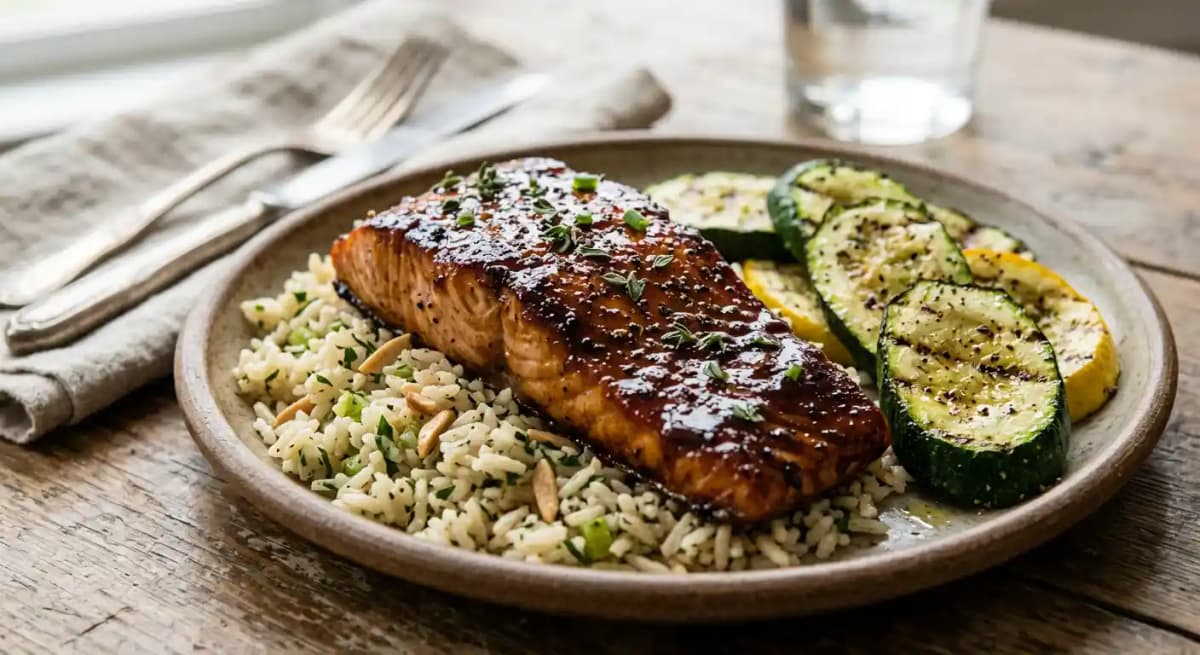 Hickory Bourbon Salmon