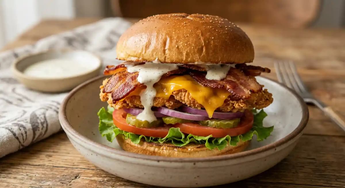 Chicken Bacon Ranch Sandwich