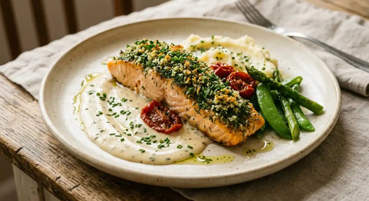 Herb Crush Salmon