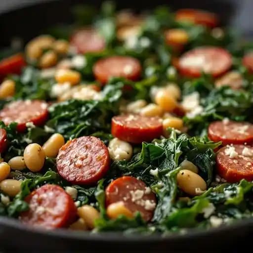 Greens, Beans & Sausage (20x12x2.5" full pan)