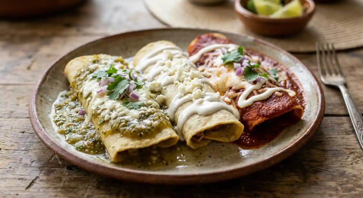 Enchiladas Bandera