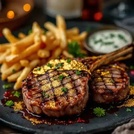 Gold Lamb Chops