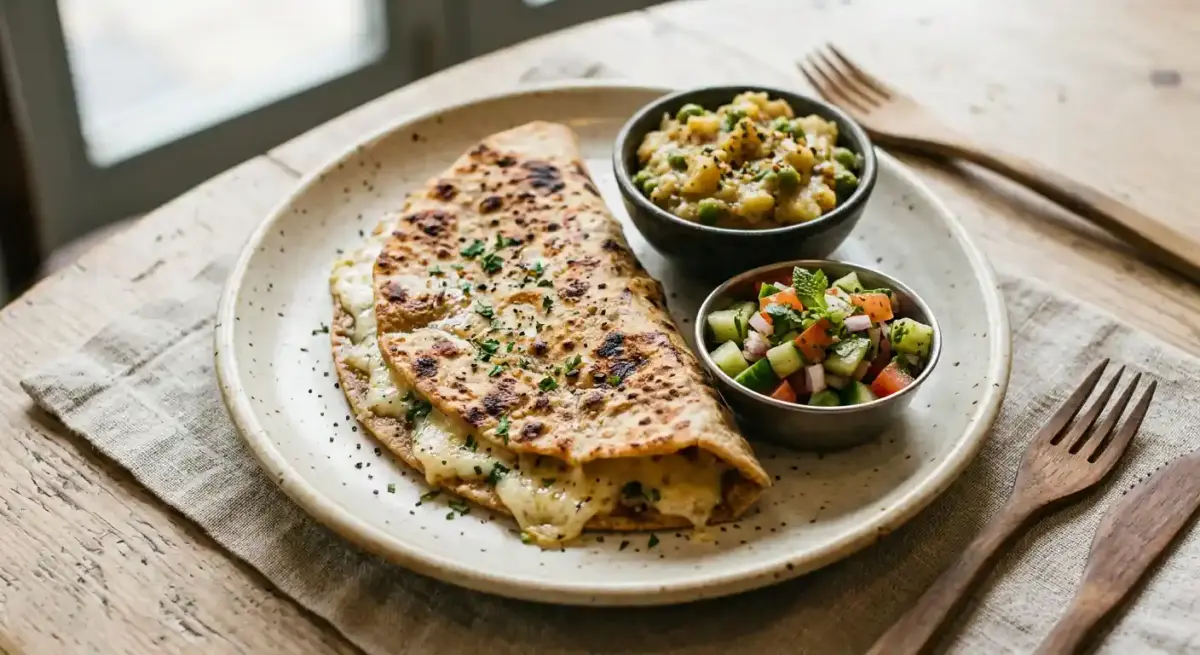 Cheesy Roti