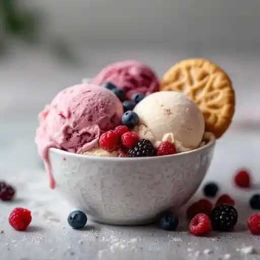 Homemade Ice Cream and Sorbet