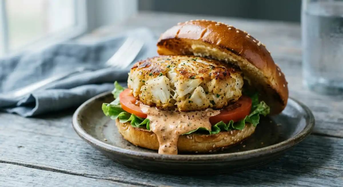 Crab Cake Sandwich