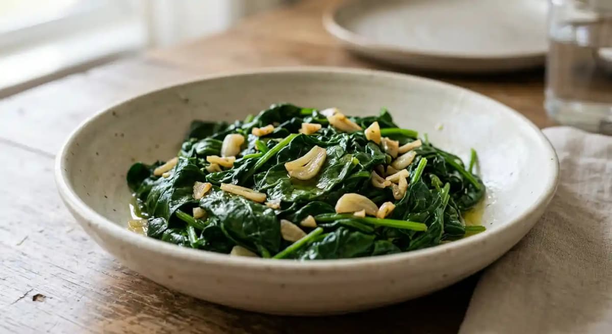 Garlic Spinach