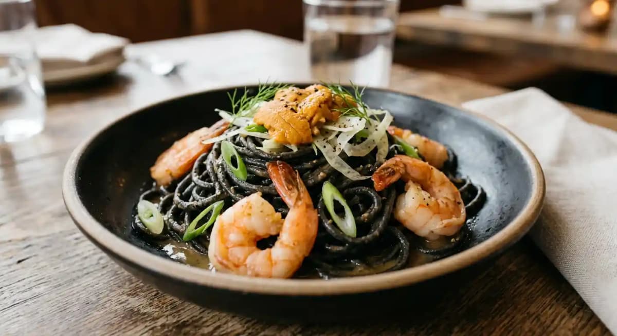 Squid Ink Tonnarelli