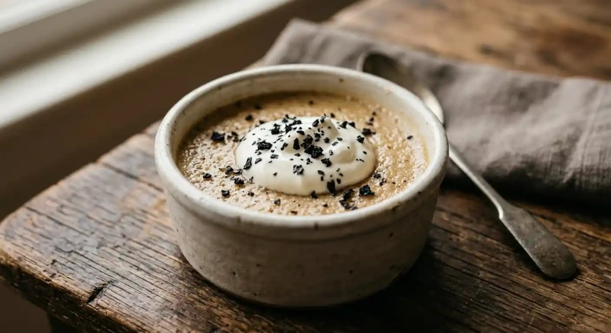 brown butter pot de creme - gf w/o cookies - v