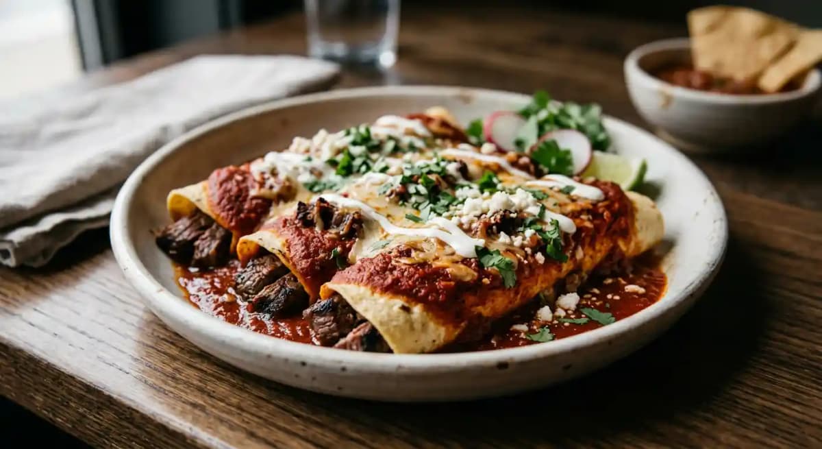 Enchiladas al Carbon