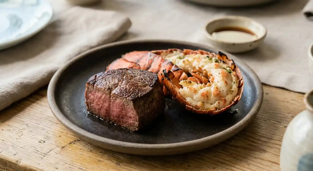 Hibachi Filet Mignon & Lobster