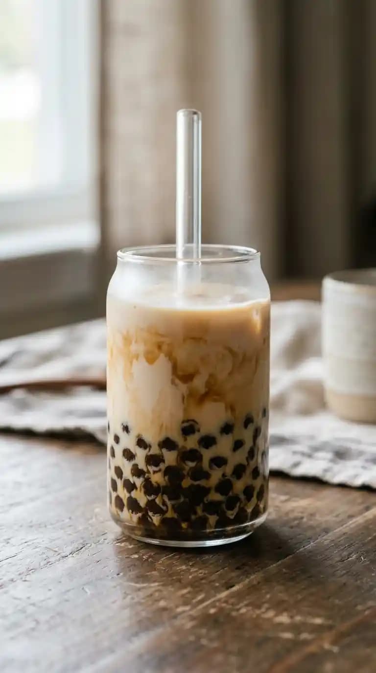 Brown Sugar Boba Milk Tea