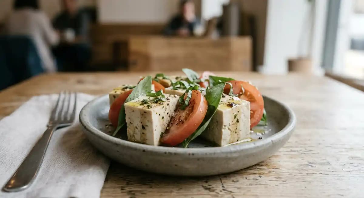 Chilled Caprese Tofu