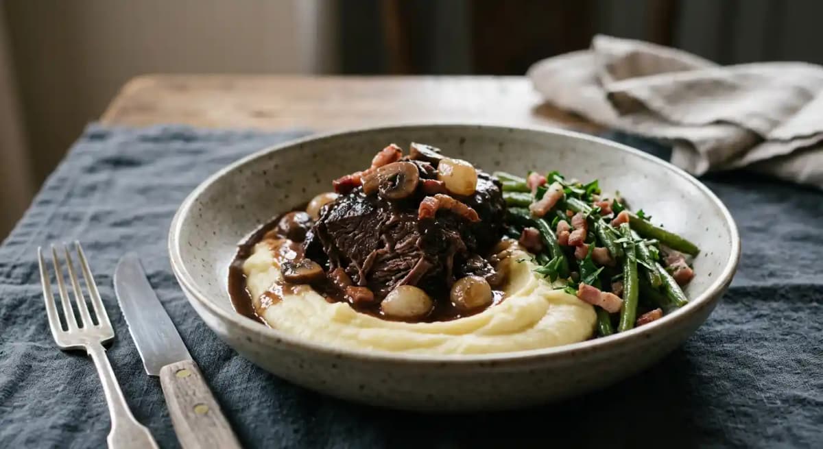 Joue de bœuf braisée