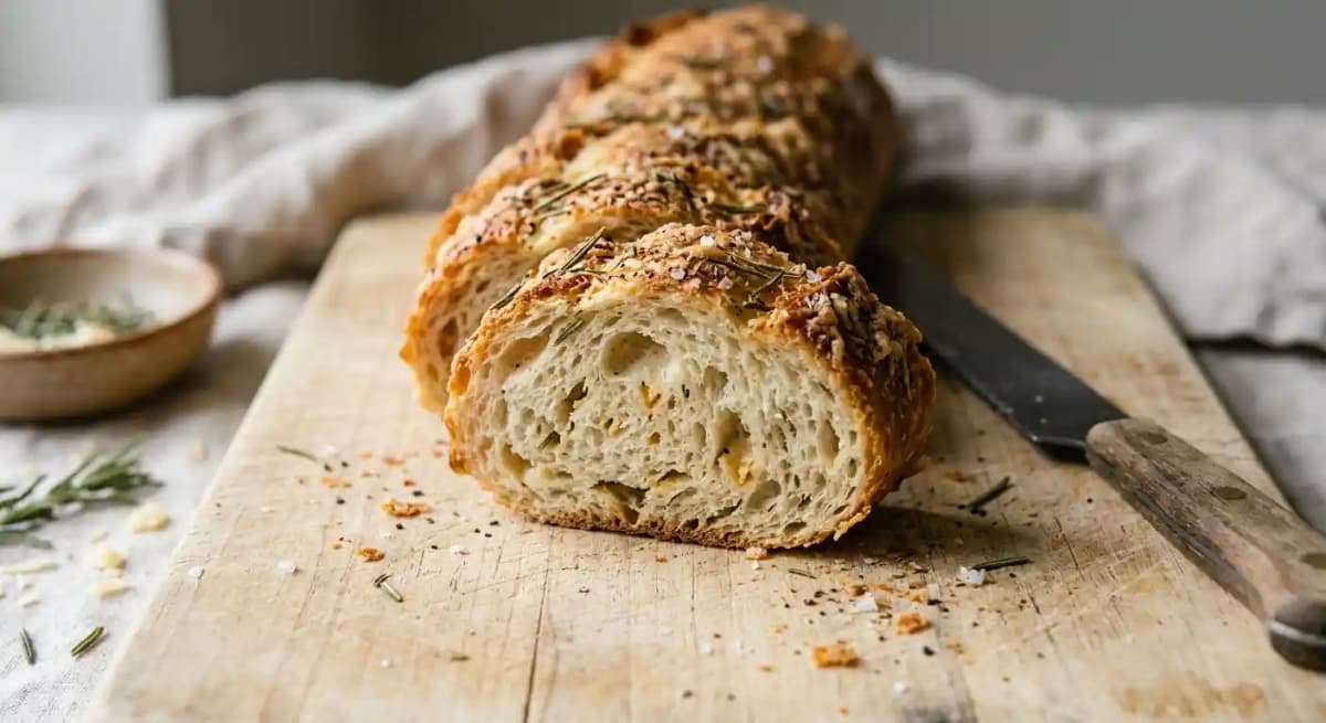 Rosemary Parmesan Baguette