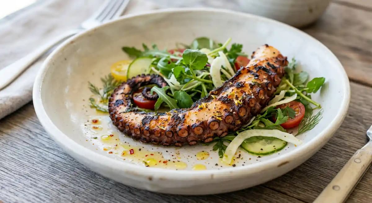 Pieuvre grillée
