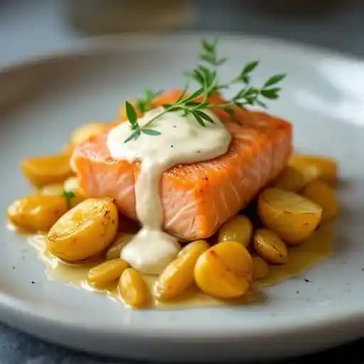 Salmon confit