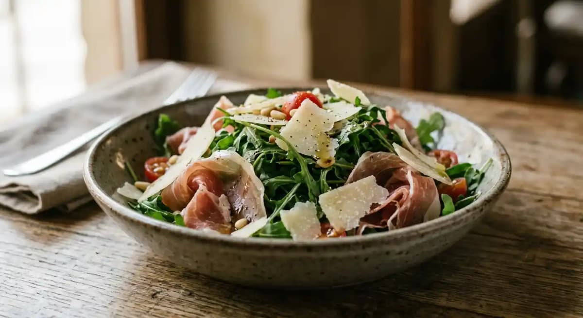 INSALATA DI RUCOLA E PROSCIUTTO DI PARMA