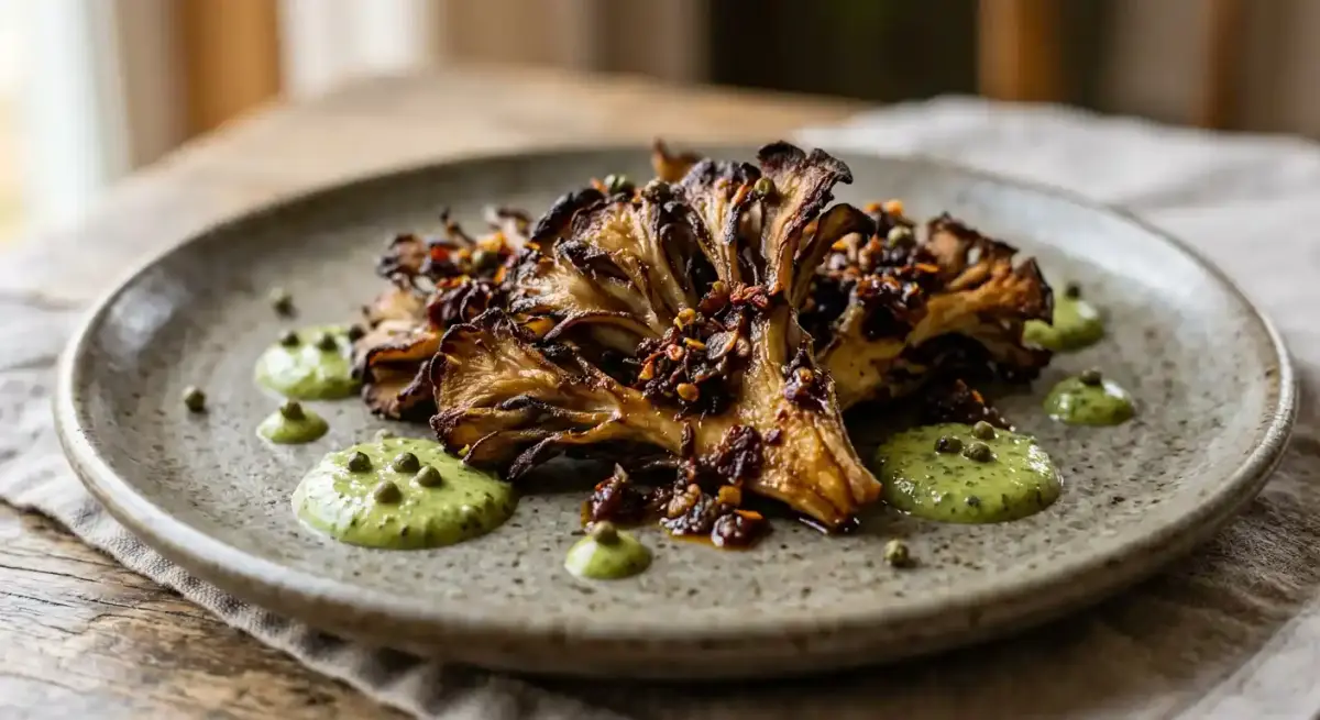 Crispy Maitake Mushroom