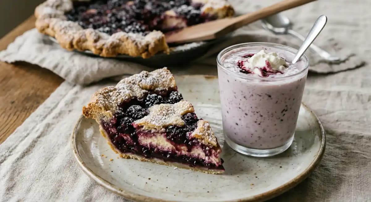 Marionberry Cheese Pie