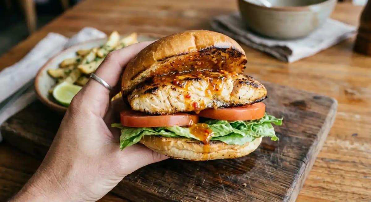 Citrus Habanero Mahi Sandwich