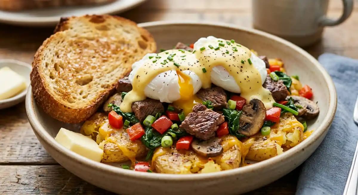 Cheesesteak Hash