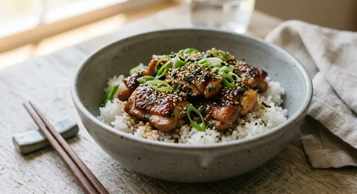 Teriyaki Chicken Rice Bowl