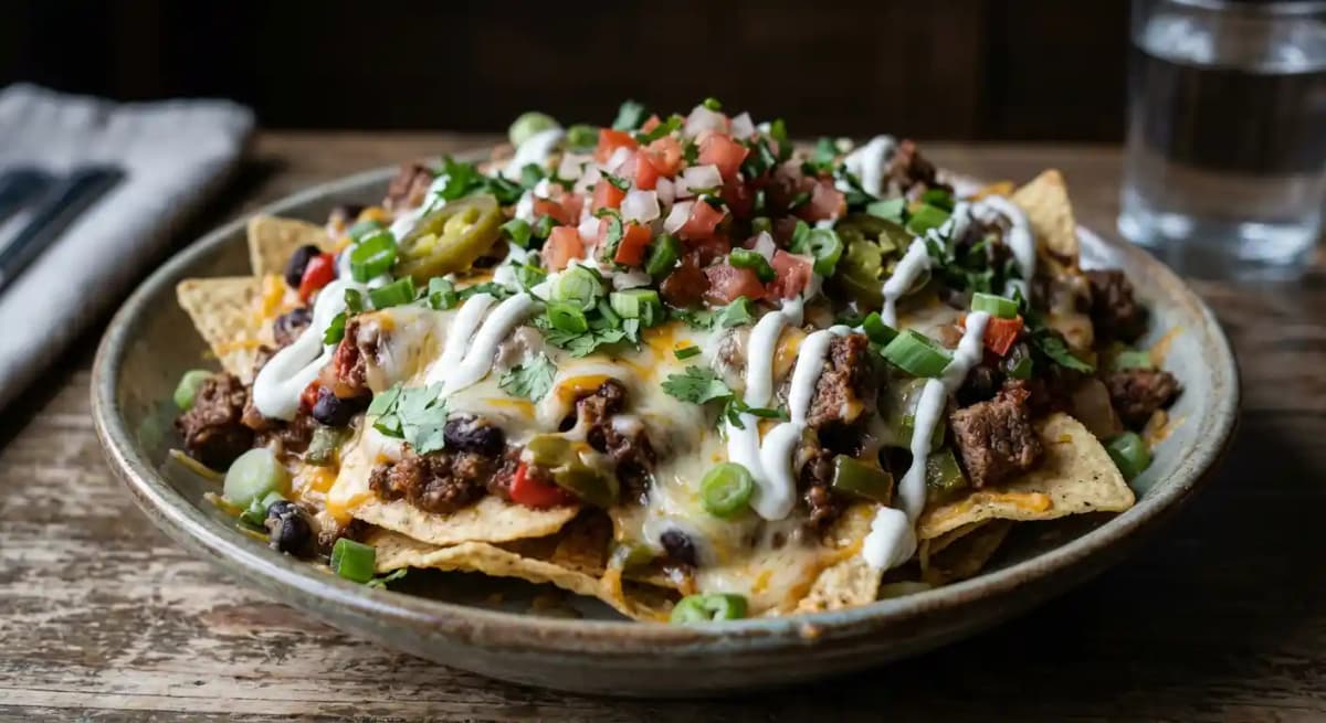Beef Lava Nachos