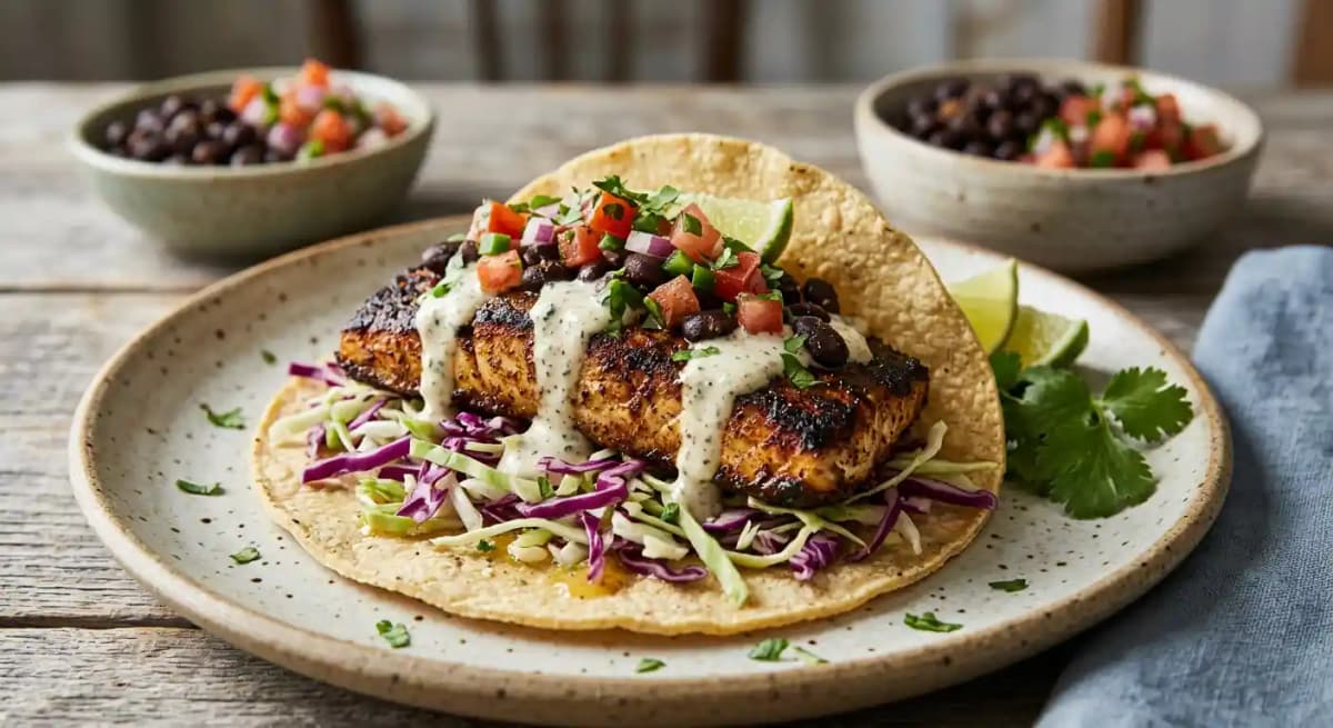 Fish Taco Blackened
