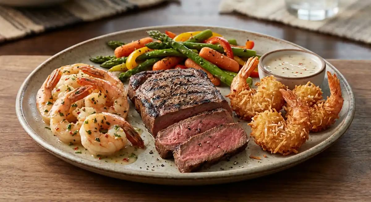 Jungle Steak & Shrimp